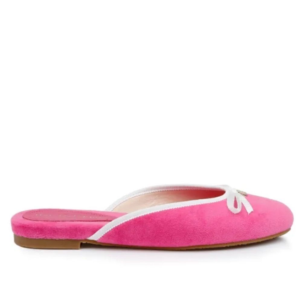 Dee Ocleppo Athens terry-cloth mules,  fuchsia pink, size 10, NWOT Display Pair